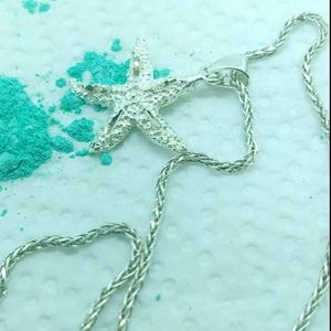 Dainty Silver Starfish